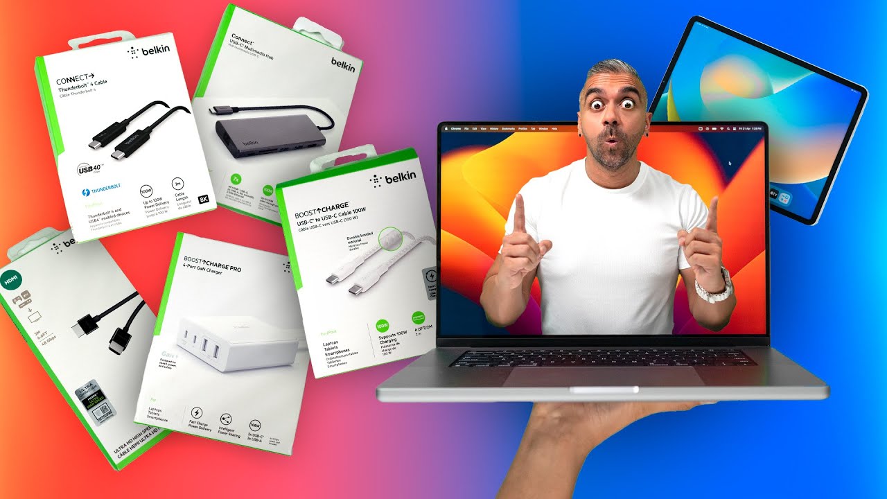 Upgrade Your MacBook & iPad Pro: Top Belkin Accessories You Can't Miss!💯