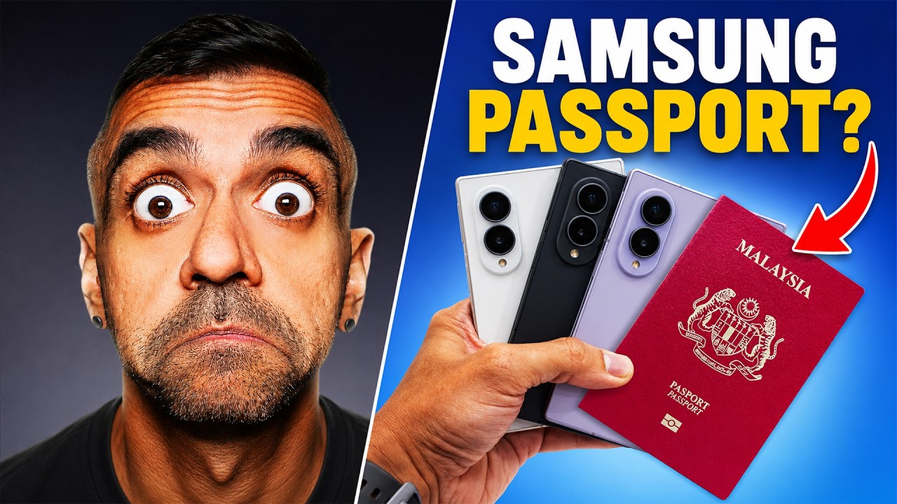 Samsung's Passport Shaped Fold... Actually Makes Sense?!