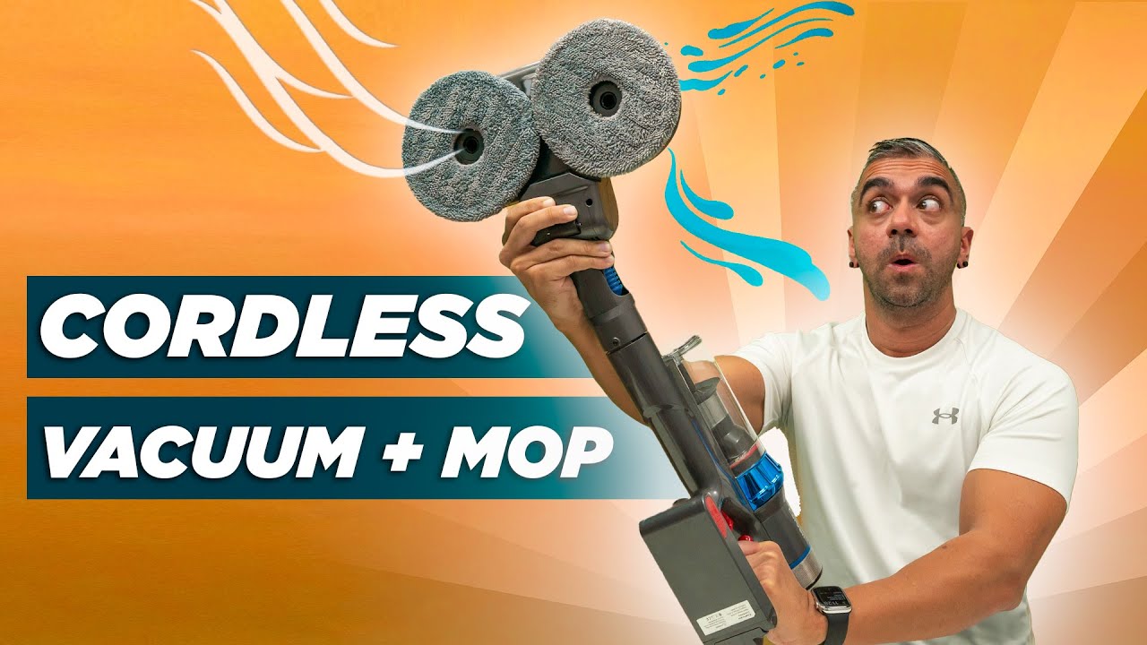 Cleaning sucks… NO MORE! Corvan K18 Cordless Vacuum Mop