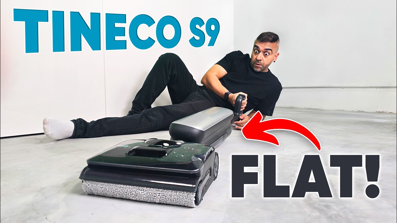 This FLAT Vacuum Mop Cleans Under Everywhere! | Tineco Floor One S9 Artist Review