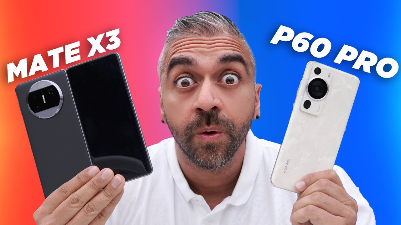 SLIMMEST Foldable Phone: HUAWEI Mate X3 & P60 Pro - First Hands-On!