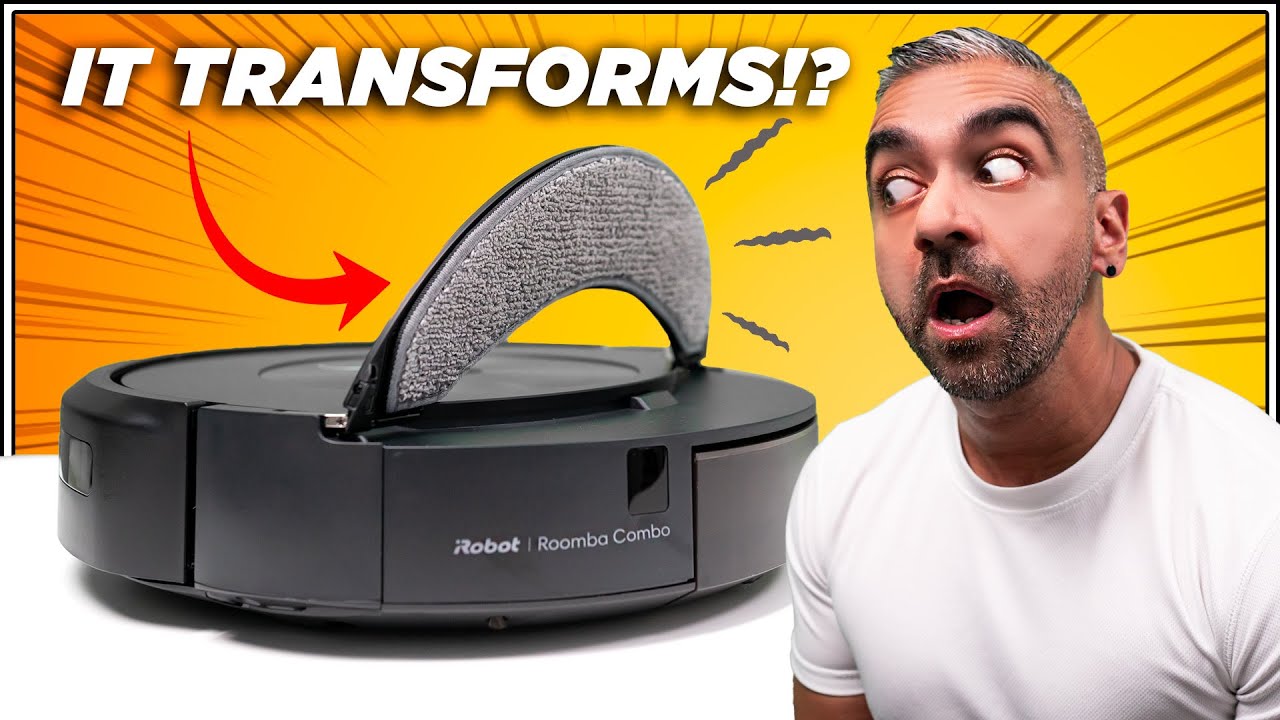 Auto-Retracting Robot Mop?! 😲: iRobot Roomba Combo j7+: The Ultimate 2-in-1 Robot Vacuum