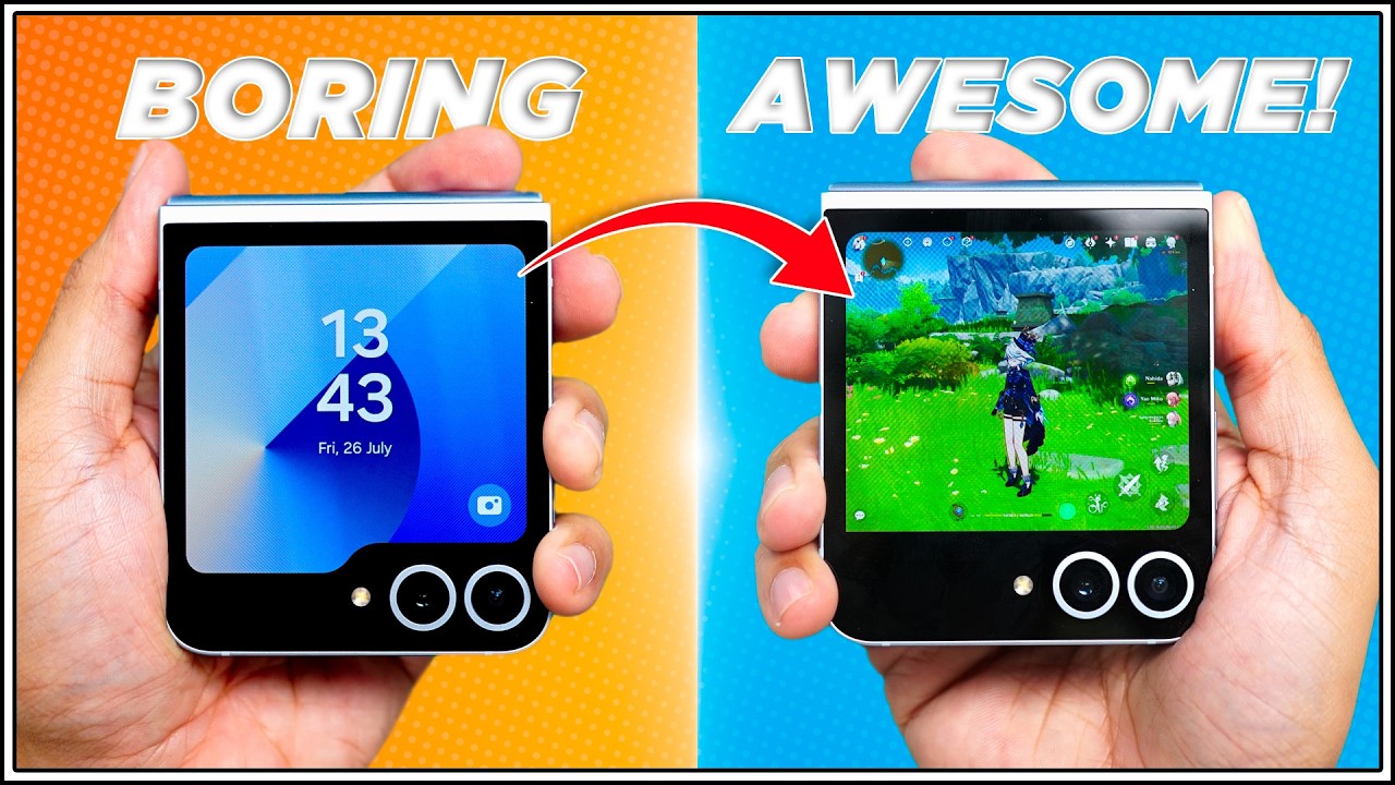 Leveling Up The Samsung Galaxy Z Flip6! 💯