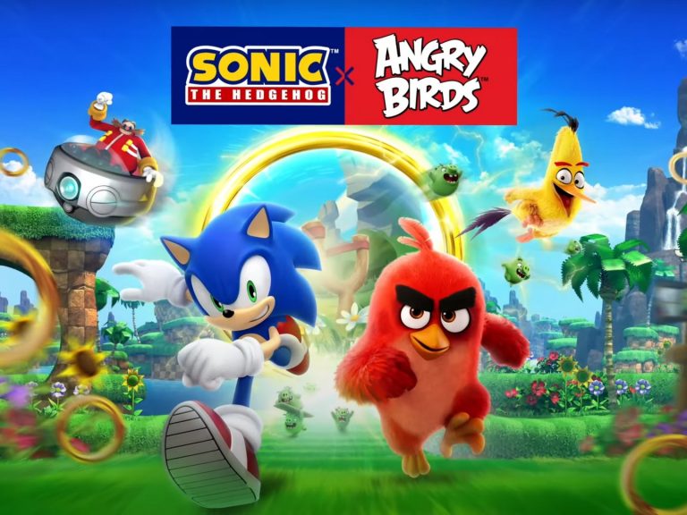 Sonic x Angry Birds cover