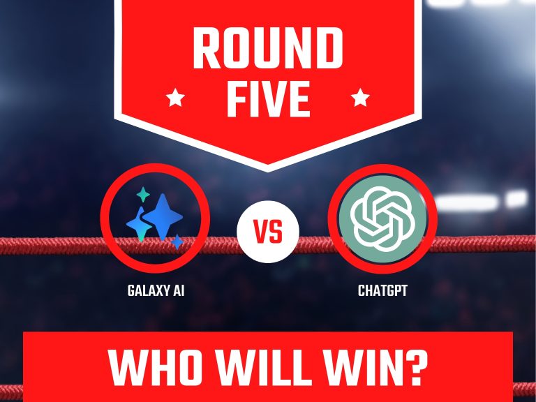 Samsung Galaxy AI vs ChatGPT round five