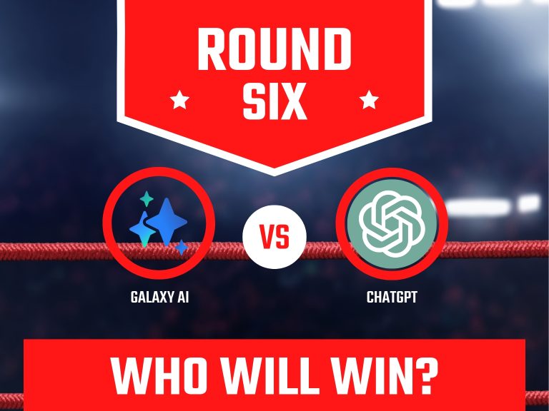 Samsung Galaxy AI vs ChatGPT round six