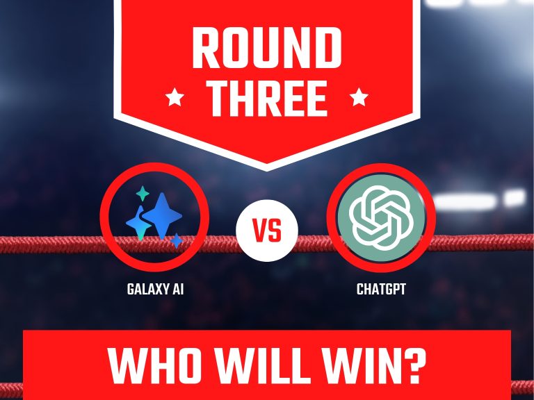 Samsung Galaxy AI vs ChatGPT round three