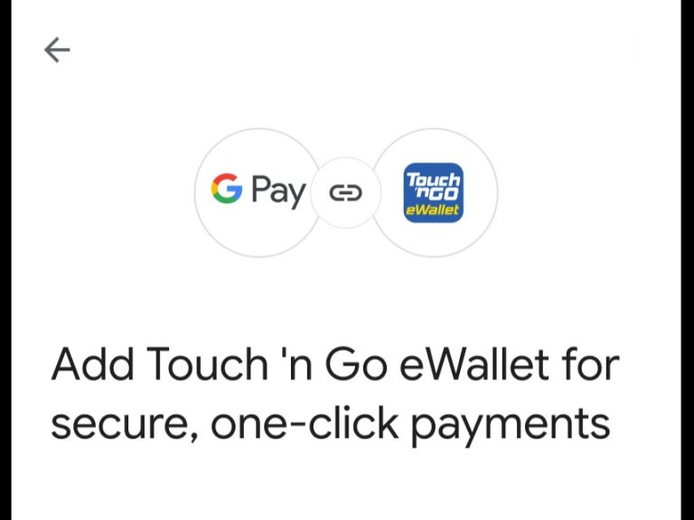 Google Pay Link TNG eWallet