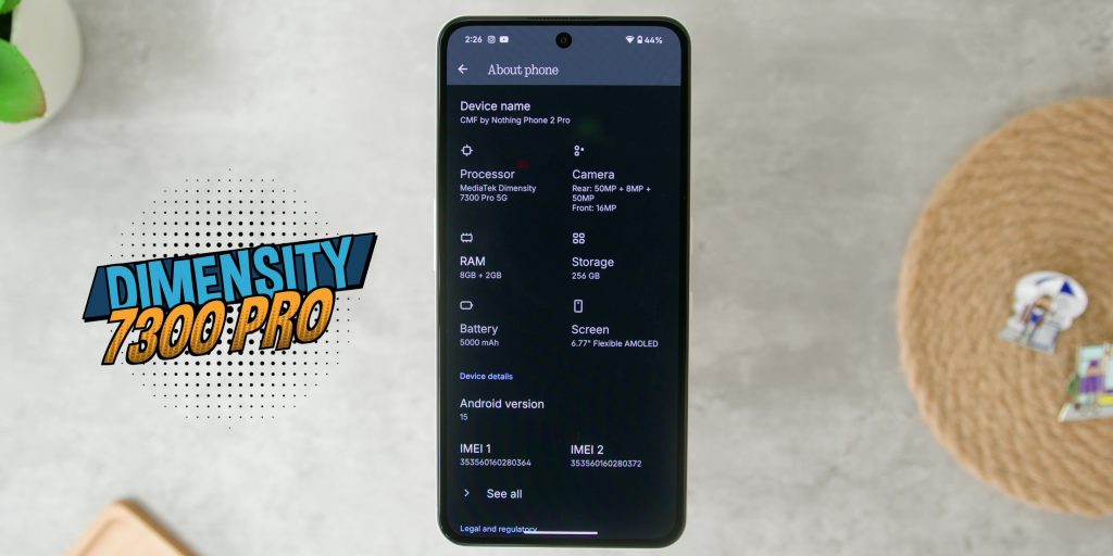 CMF Phone 2 Pro mediatek dimensity