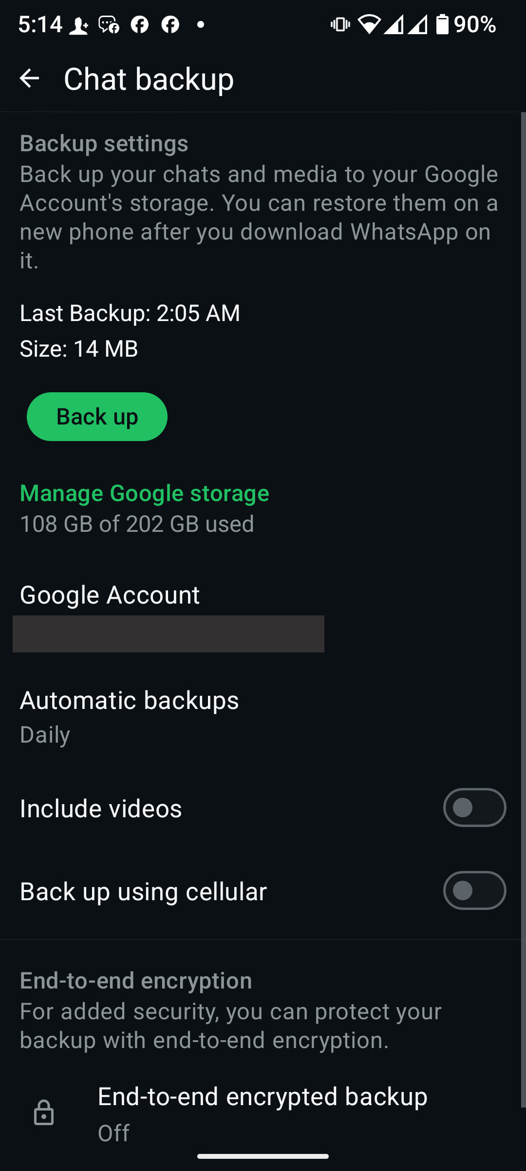WhatsApp Chat Backup 2026 Android