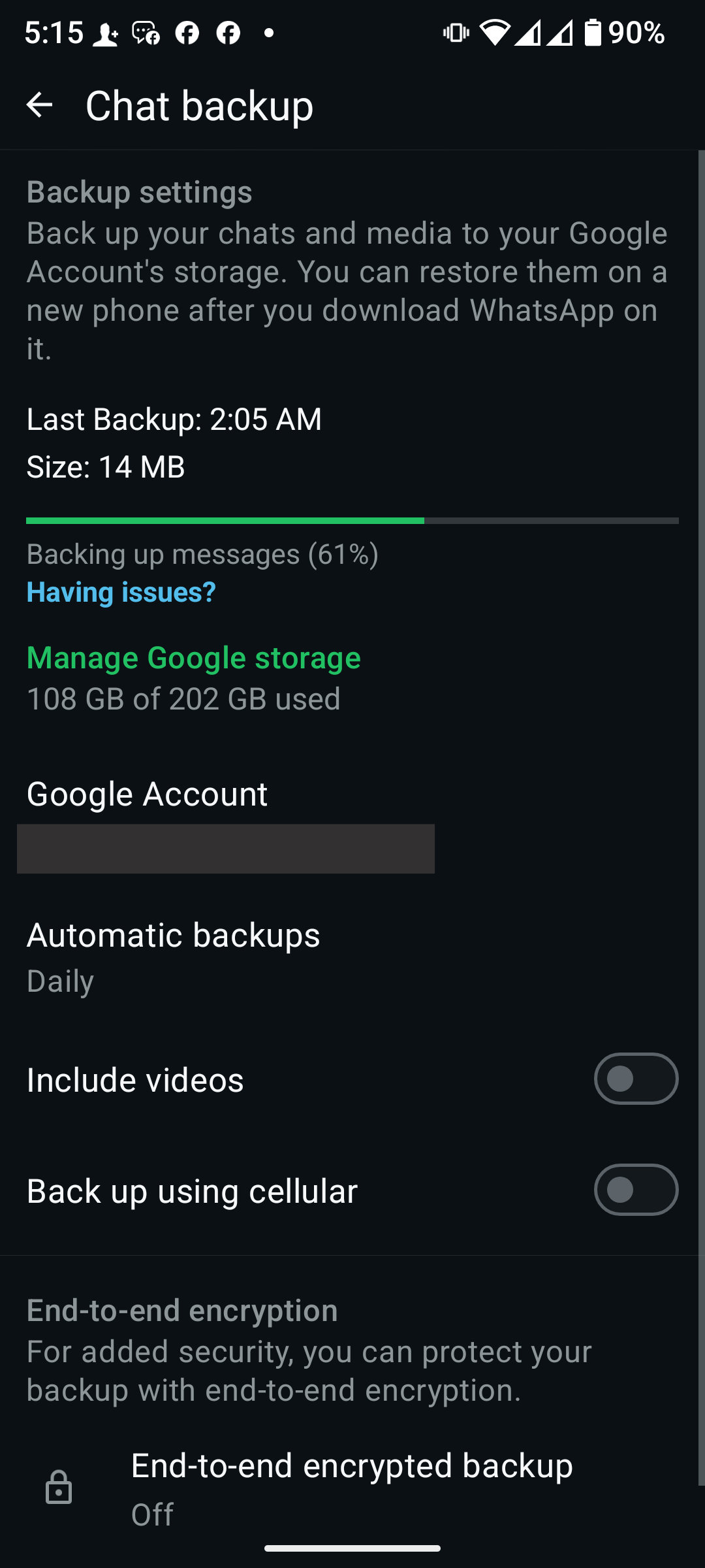 WhatsApp Chat Backup 2026 Android