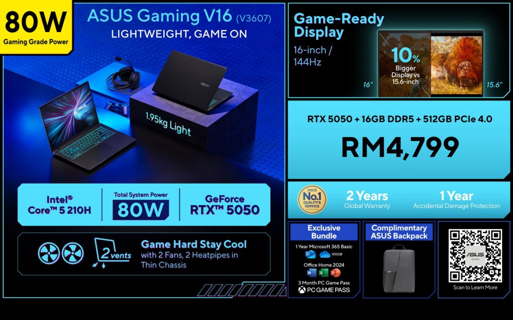 ASUS Gaming V16 RTX 5050
