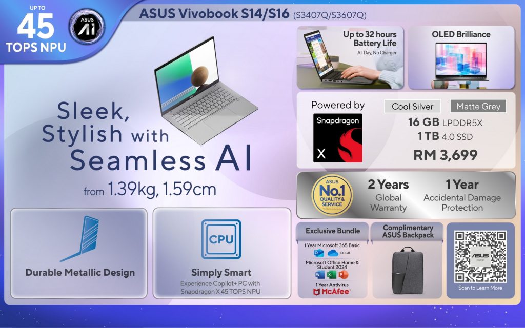 ASUS Vivobook S14 and S16 Malaysia Price