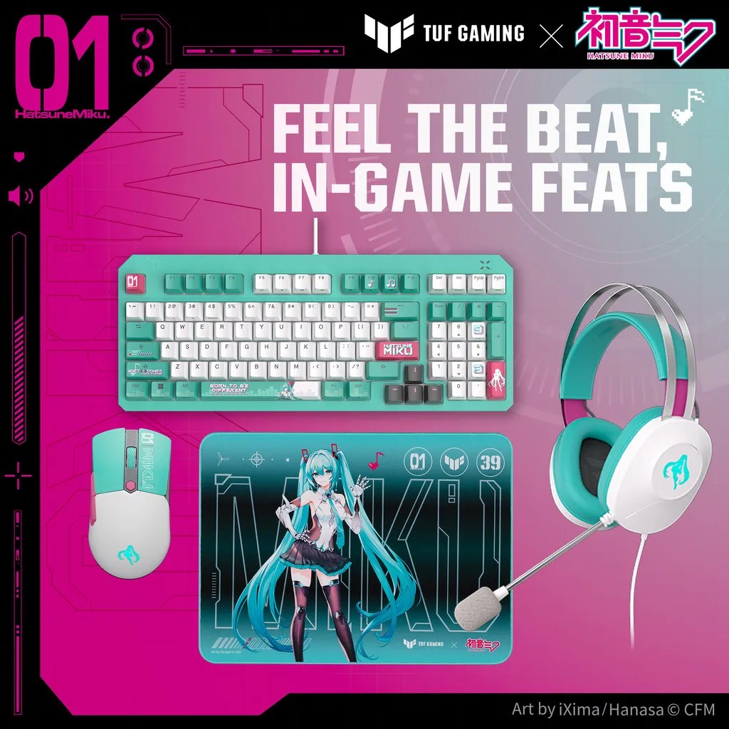 TUF Gaming x Hatsune Miku Collab