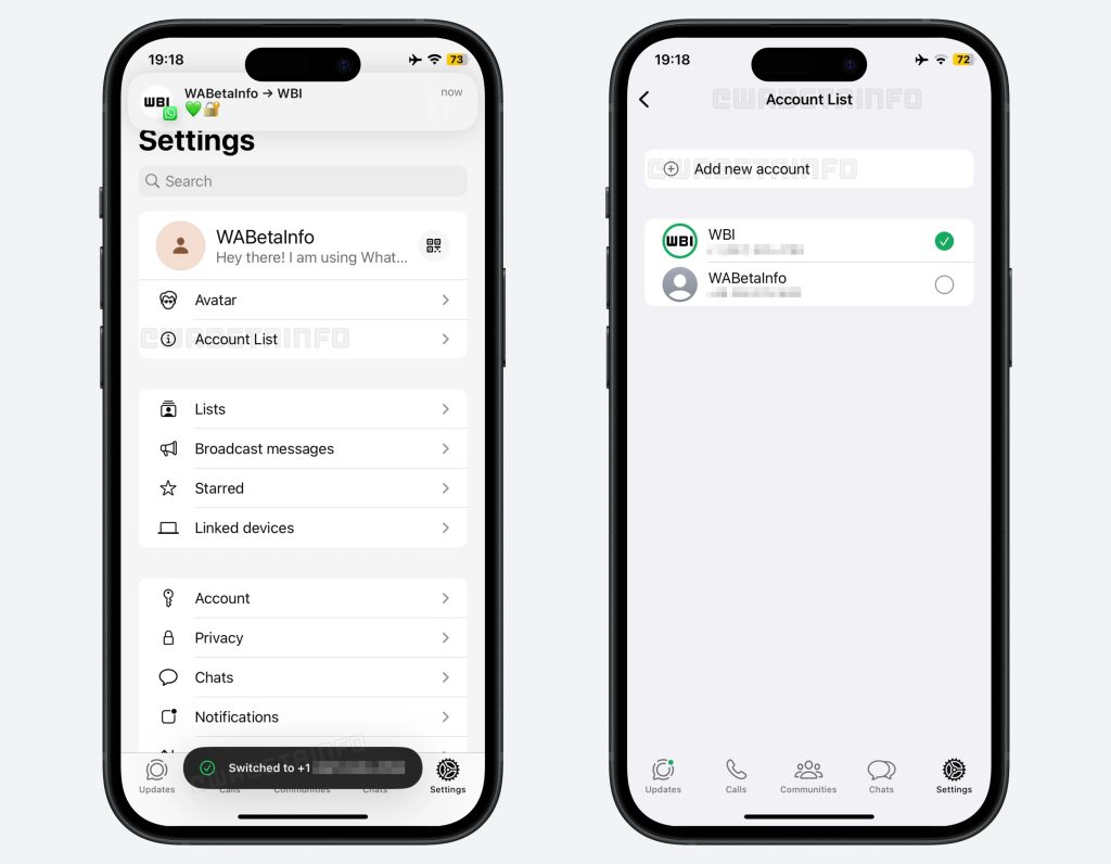 WhatsApp Multi Account iOS