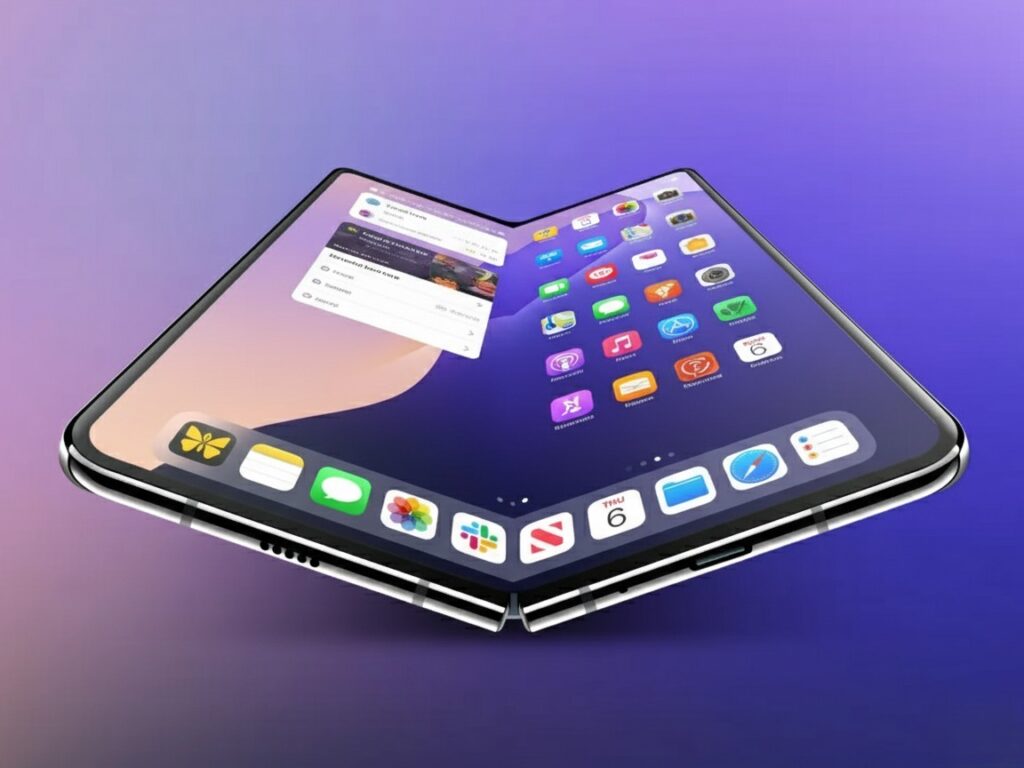 Foldable iPhone Two iPhone Airs Side by Side