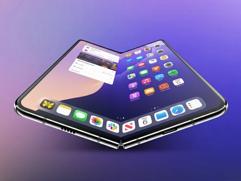 Foldable iPhone Two iPhone Airs Side by Side