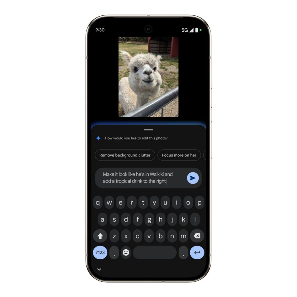 Google Photos Conversational Editing