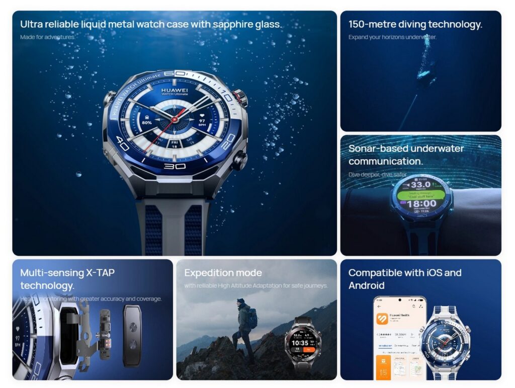 HUAWEI WATCH Ultimate 2 Key Specs