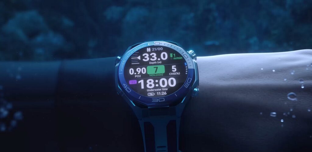 HUAWEI WATCH Ultimate 2 Malaysia Underwater