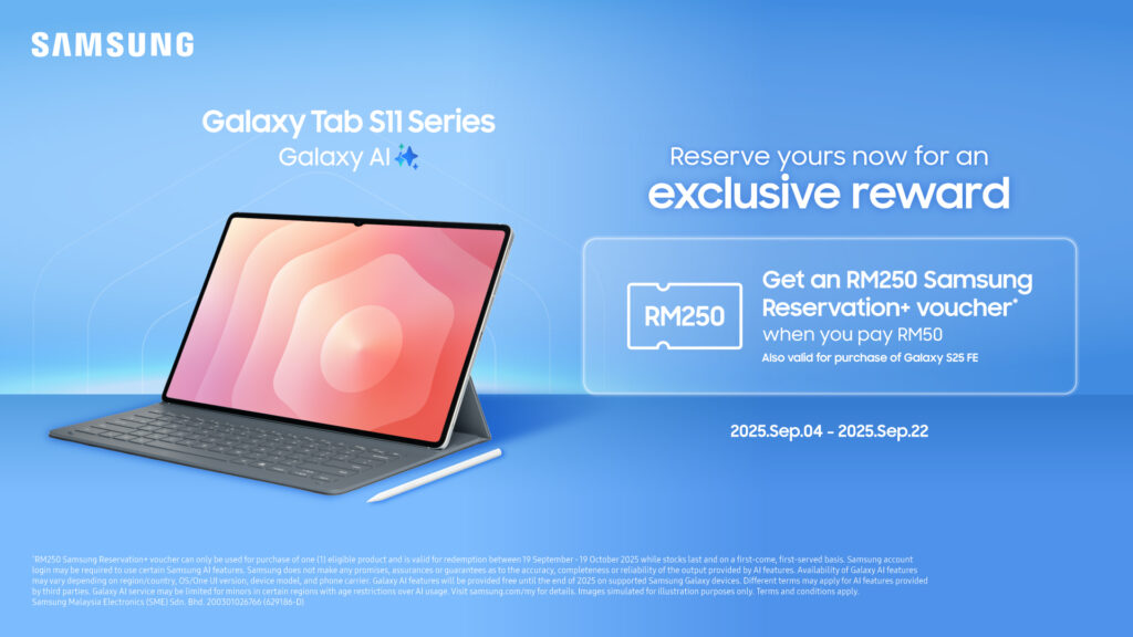 Samsung Galaxy Tab S11 Series Malaysia Rewards