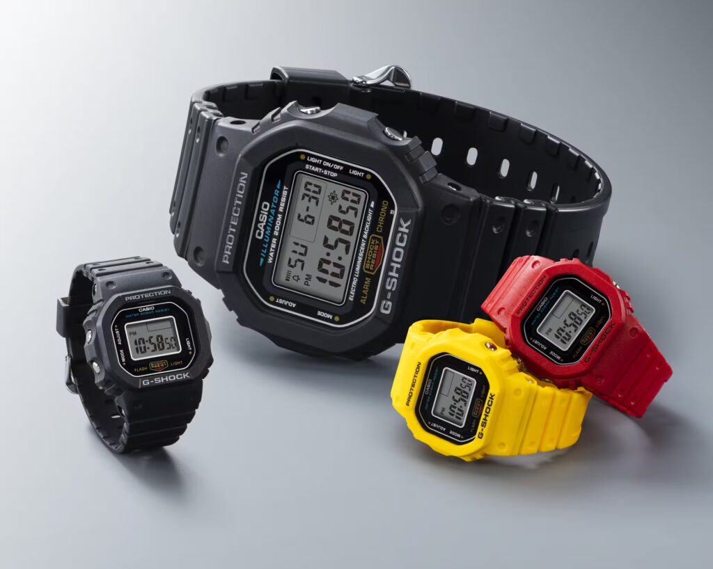 CASIO DWN 5600 Colours