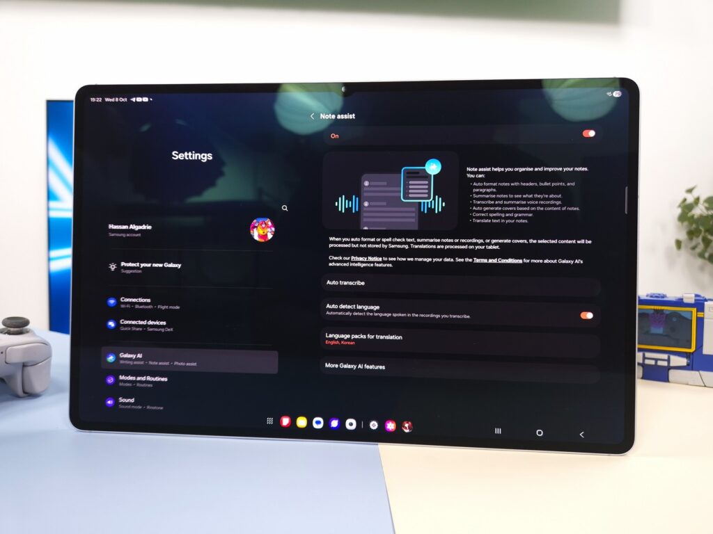 Samsung Galaxy Tab S11 Ultra Review Note Assist