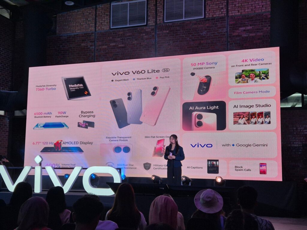 vivo V60 Lite 5G Malaysia Specs