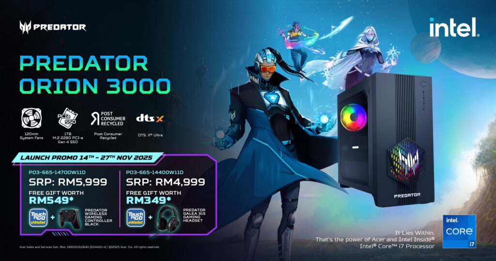 Acer Predator Orion 3000 Banner