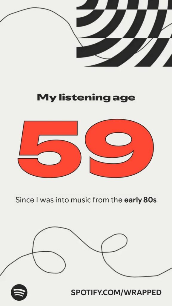Spotify Wrapped 2025 Listening Age