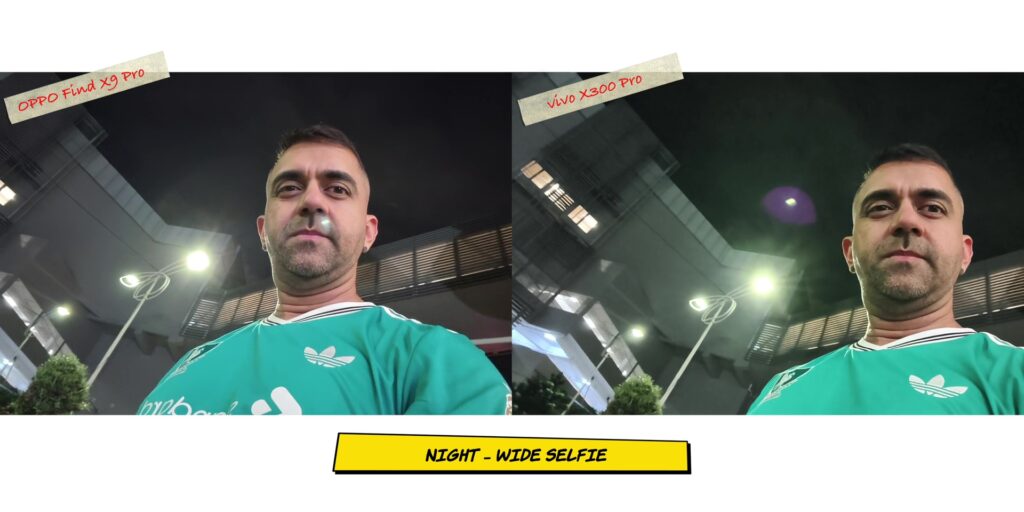 13.7 N selfie lens flare