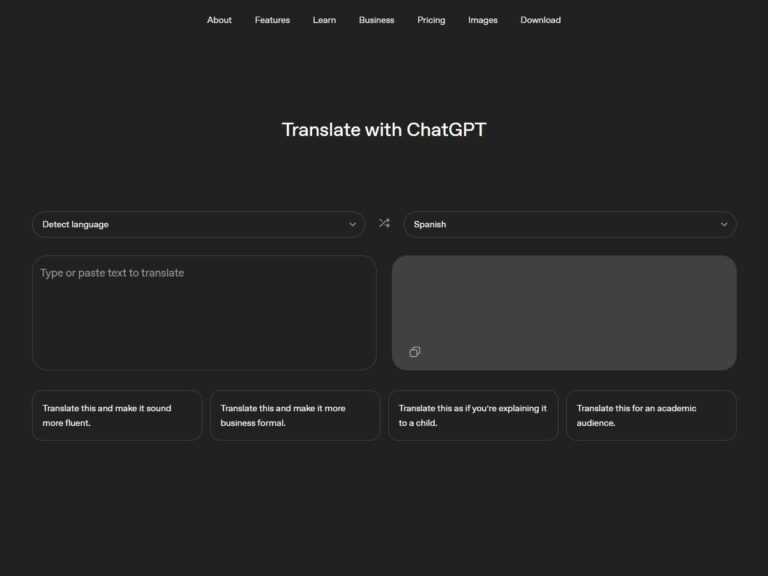 ChatGPT Translate