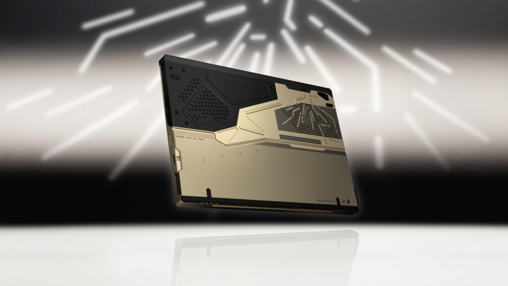 ROG and Kojima Productions Join Forces for New "Visionary" Hardware Lineup 1 ROG x Kojima Productions ROG Flow Z13 KJP Back