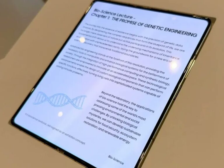 Samsung Creaseless Display CES 2026