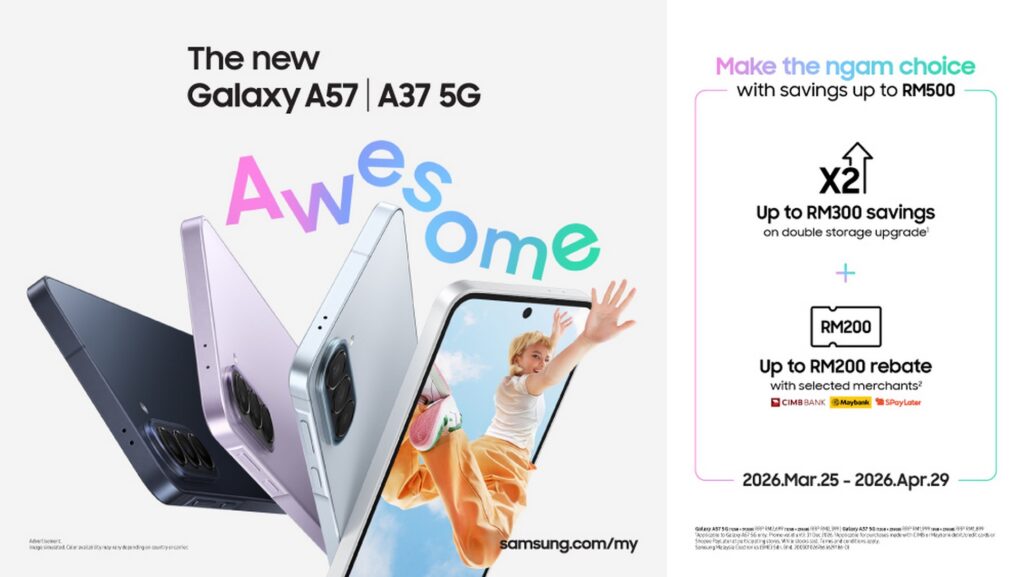 Samsung Galaxy A57 5G and Galaxy A37 5G Promo