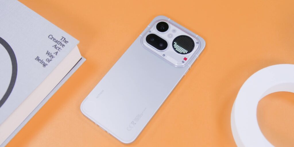 Nothing Phone (4a) Pro: RM300 ($75) More. But Is It Actually Worth It? 23 Hero shot of the Nothing Phone (4a) Pro displaying its overall design and signature aesthetic.