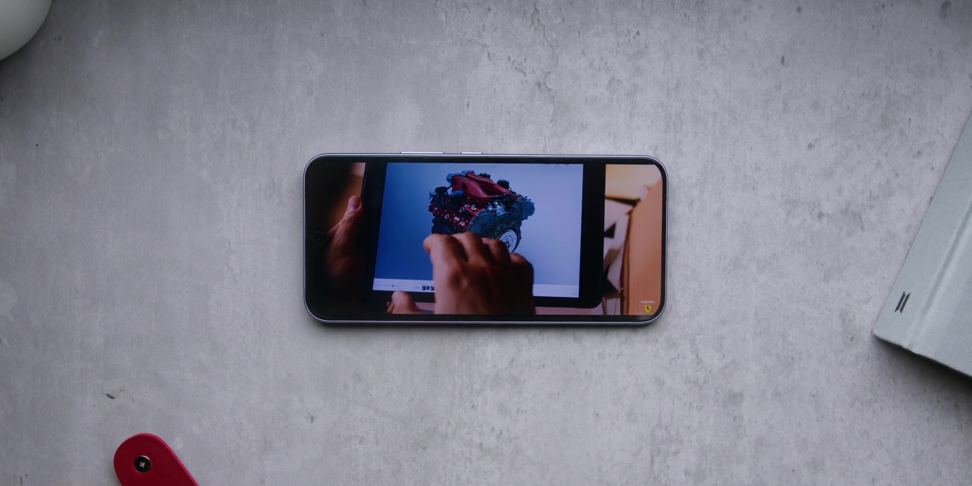 Front view highlighting the ultra-thin display bezels.