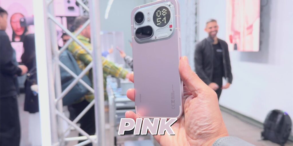 Nothing Phone (4a) Pro: RM300 ($75) More. But Is It Actually Worth It? 8 The Nothing Phone (4a) Pro shown in the Pink color variant.