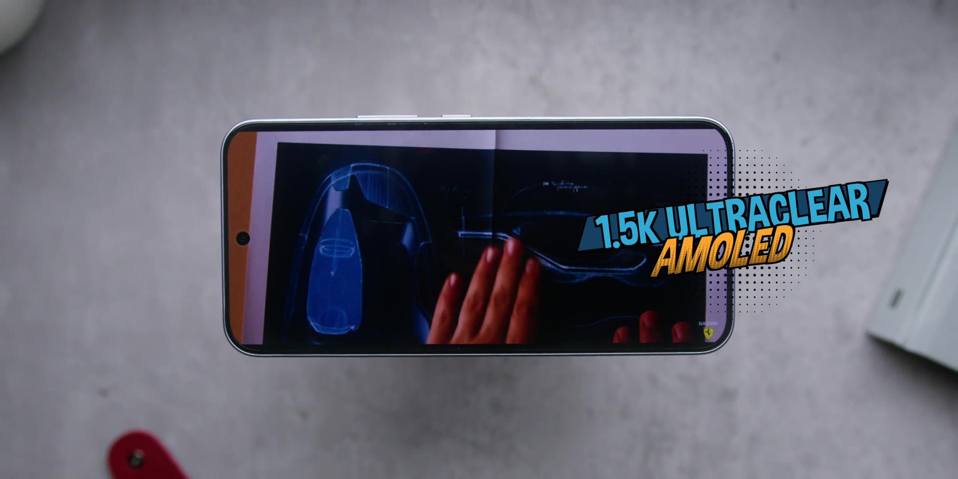 High-resolution display panel and specifications of the vivo V70 FE.