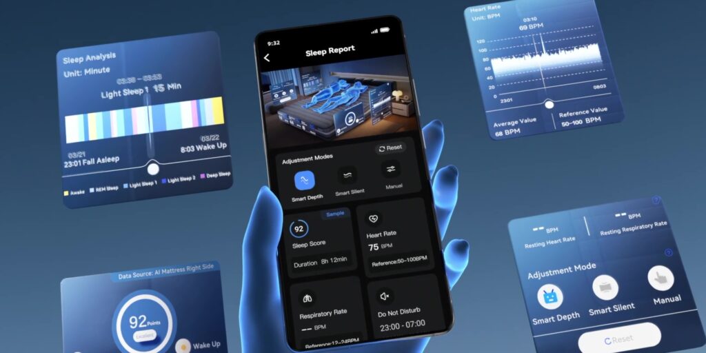 Preview of the DeRucci AI smartphone application interface.