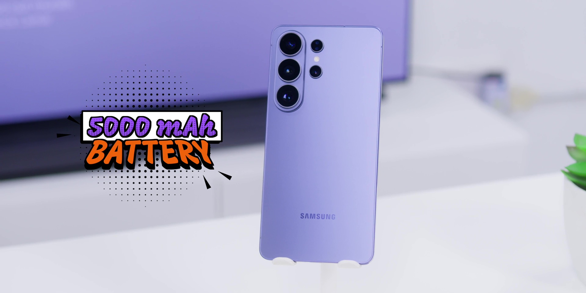 5,000mAh battery capacity on the S26 Ultra.