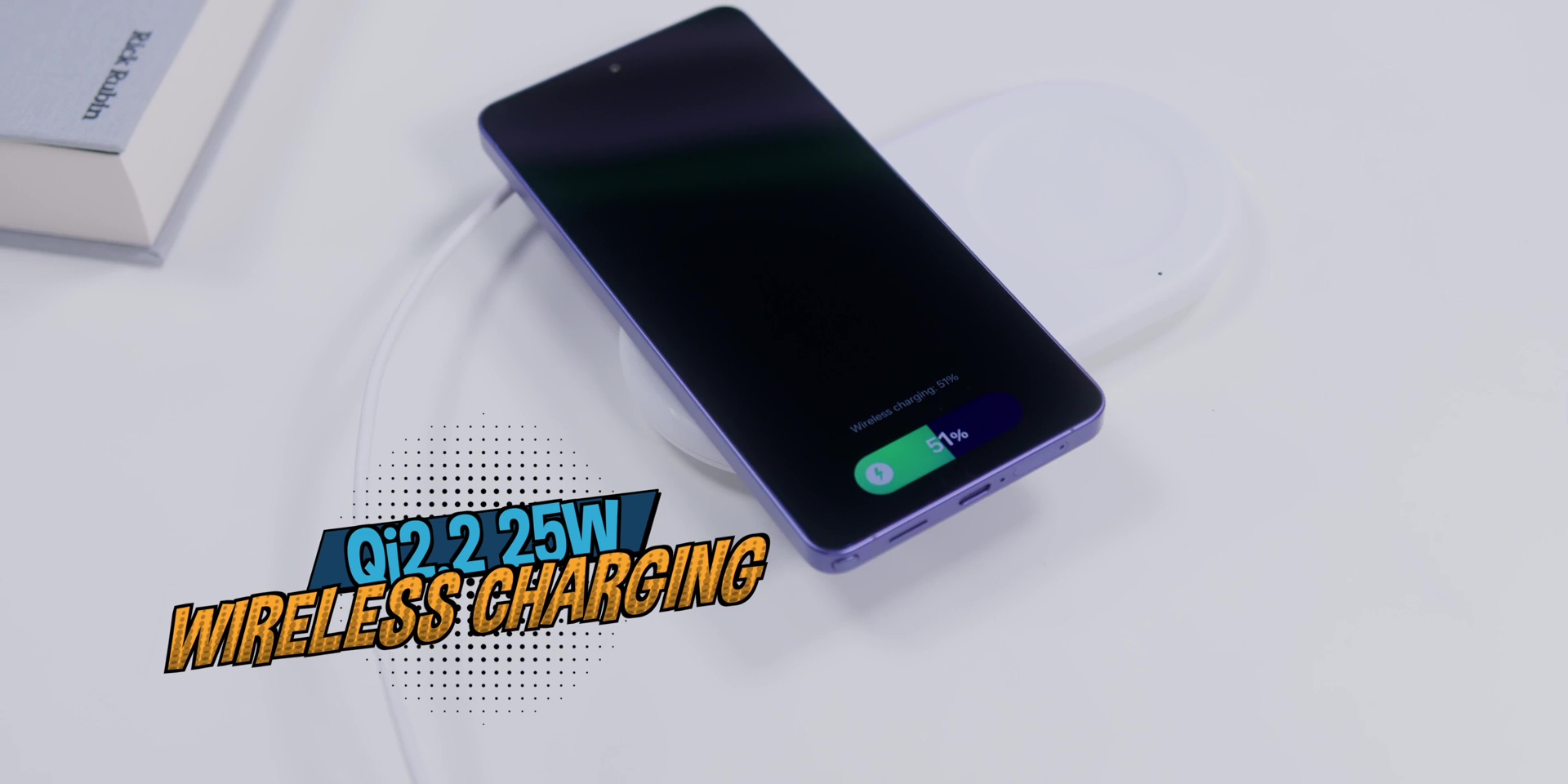 Using a Qi2 magnetic wireless charger with the Galaxy S26 Ultra.