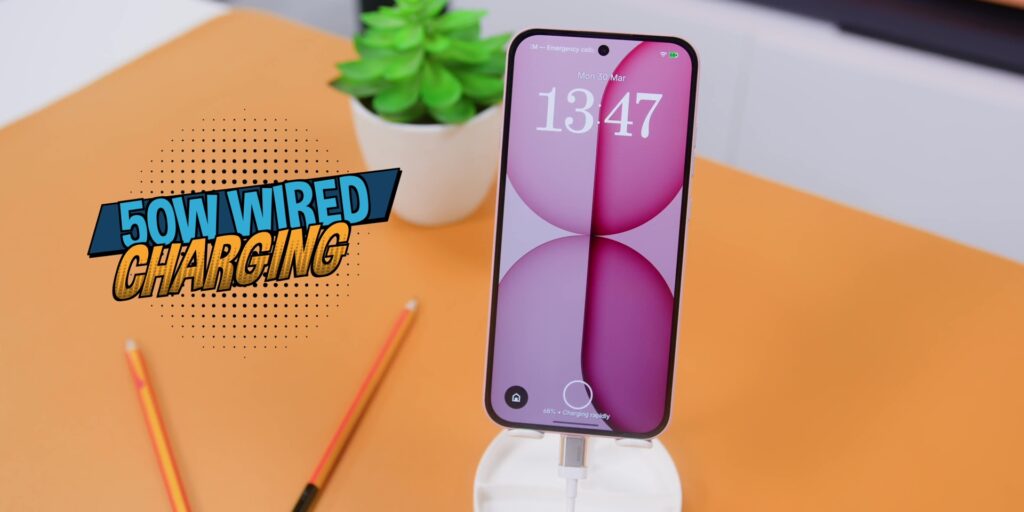 9.3 50W charging