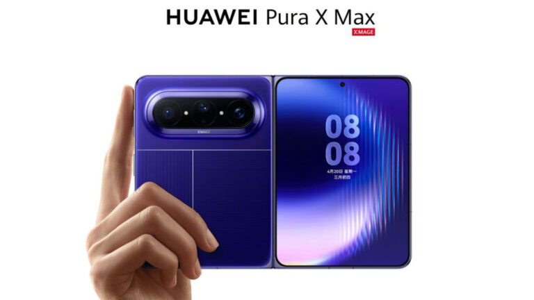 Huawei Pura X Max Purple hero