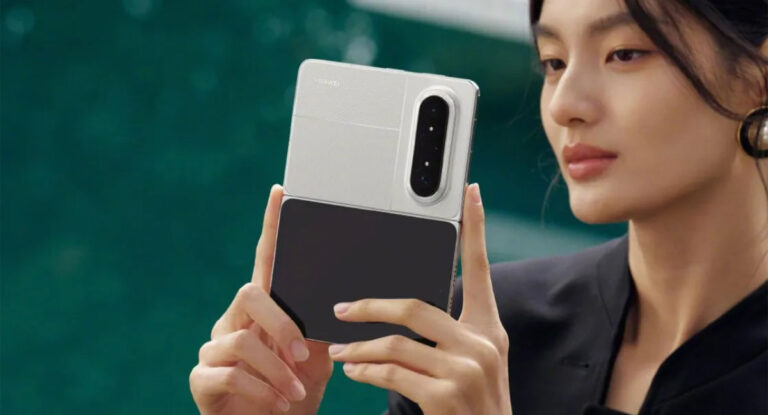 Huawei Pura X Max White hero