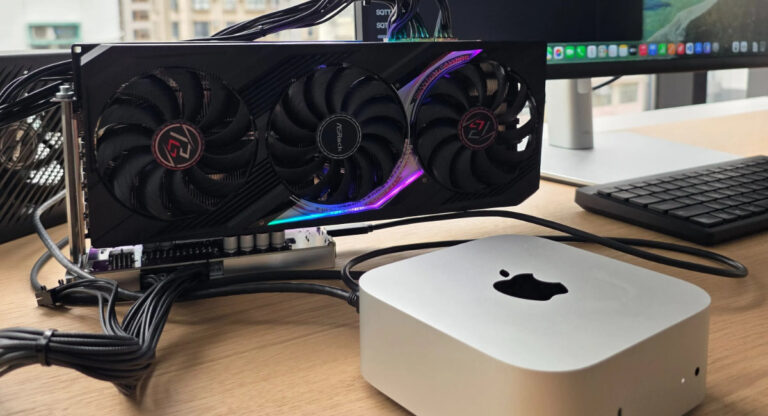 Mac mini eGPU support with TinyGPU