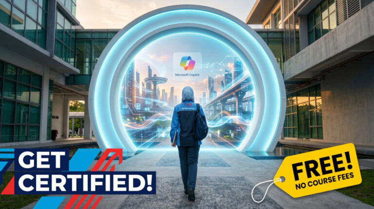 Microsoft Elevate Malaysia Free AI certification hero