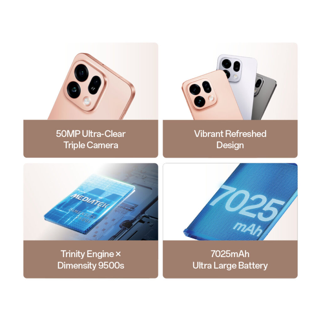 OPPO Find X9s specs bento
