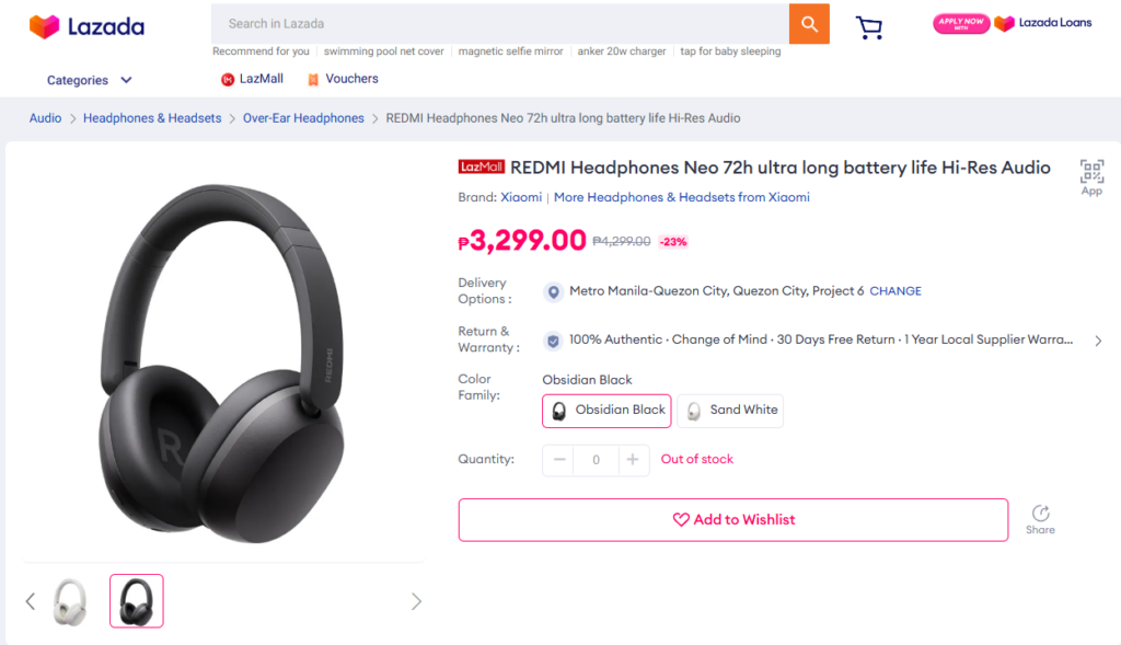 The Redmi Headphones Neo and the Art of Aspirational Naming 2 Redmi Headphones Neo price Lazada