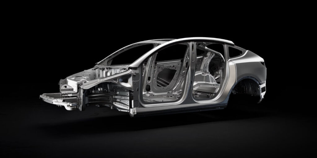 Tesla Model Y L safety chassis